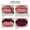 evpct- 3 piezas de tinte labial de color rojo oscuro,