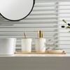 Set da bagno, 3 pezzi, dispenser per sapone, portasapone e