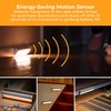 PureOptics LED Battery Operated Under Cabinet Lighting, Motion Sensor On/Off,