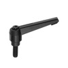 sourcing map 1Pcs M8 x 16mm Adjustable Knobs Handle Male