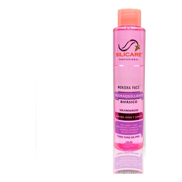 Desmaquillante Bifásico Silicare 125 ml – Rostro, Ojos y Labios