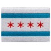 Chicago City Flag Embroidered Patch Iron-On Illinois Emblem