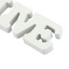 SALOCY LIVE LOVE LAUGH Wooden Letters for Wedding Decoration (White)