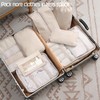 12Pcs Packing Travel Cubes for Suitcase Luggage Organizers with 5