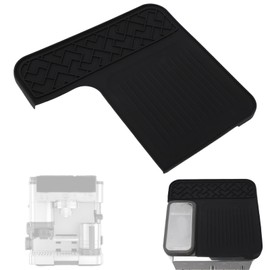 Top Mat for Ninja Luxe ES601 Espresso Coffee Machine, Food Grade Silicone Top Protector Anti-Slip Heat Resistant Waterproof Pad Accessories for Ninja Luxe Cafe (Black)