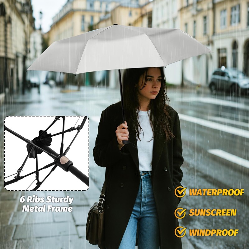 HEXSOLID Mini 7inch UPF 50+ Sun Umbrella UV Protection UV