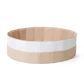 GOGOSO Foldable Ball Pit for Toddlers Large Foldable Puppy Dogs Cats Baby Infant Kids Portable Corner Ball-Pit Big Pop Up Collapsible Soft Play Tent Indoor Outdoor (Balls no Include) Khaki