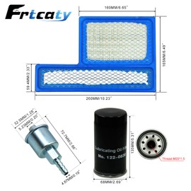 Frtcaty 1403116 Air Filter 1492341 Fuel Filter and 122-0836 Oil Filter kit Compatible with Cummins Onan 5500 7000 RV Generators HGJAA,HGJAB,HGJAC Oil Change Kits