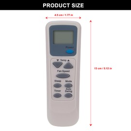 Beyution AKB73616103 Replacement Remote Control Compatible with LG Friedrich AC Air Conditioner 6711A20103P 6711A20103J 6711A20103Q CP06G10 CP05N10A CP06F10 CP08F10 CP08G10 CP10F10 CP10G10 CP12G10