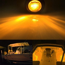 NBWDY 10pcs 12V Waterproof Blue Marine Boat Lights,Utility Led Interior Lights Boat Deck Courtesy Cockpit Decoration Light Boat Navigation Lights for Yacht Boat Fishing Pontoon Sailboat Kayak