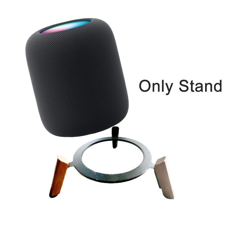 Real Wood Desktop Tripod Stand for HomePod 1 and Homepod