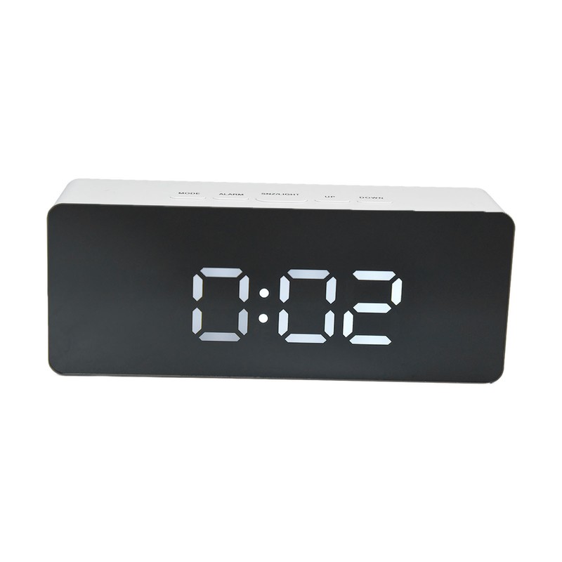 LED Clock Multifunctional USB Powered 3 Lighting Modes Snooze Time