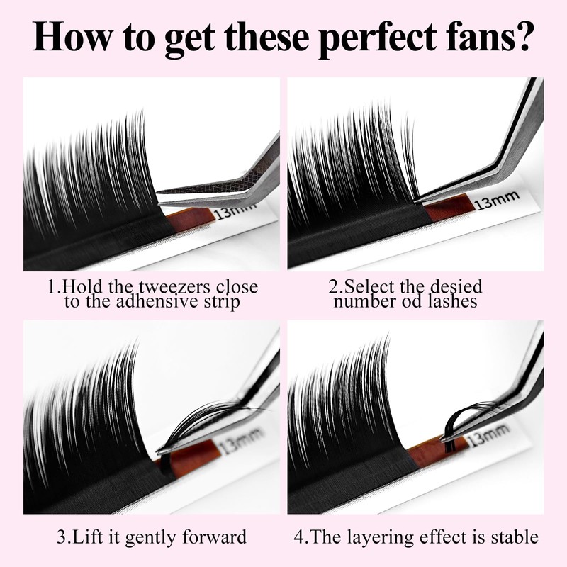 Cashmere Lash Extensions UC Curl 0.07 thickness 8-15mm Volume Eyelash