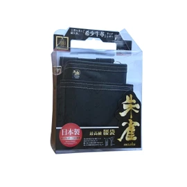 Fukuro Club Suzaku Waist Bag (Large), 3 Tiers, Black, SZ-875-3