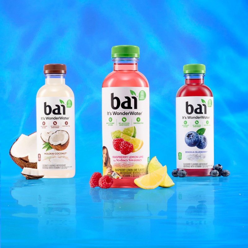 Bai Antioxidant Infused Water Beverage, Raspberry Lemon Lime, with Vitamin