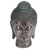 Resin Buddha Head Statue Figurine Ornament Buddhist Supplies Home Tabletop