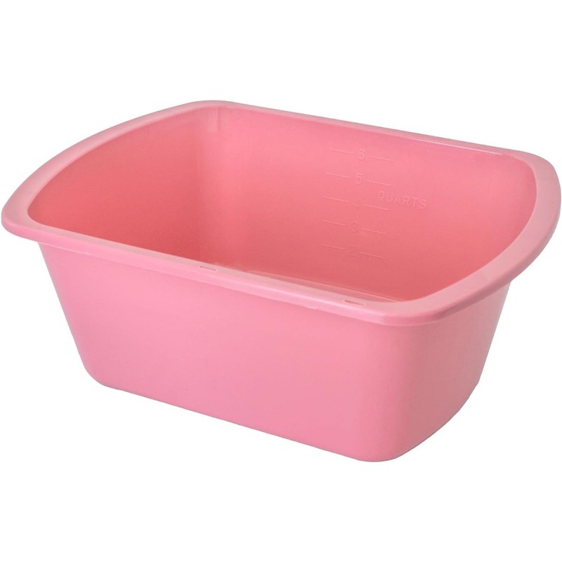 Vakly Wash Basins – Rectangular Plastic Hospital Bedside Soaking Tub
