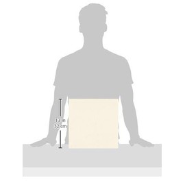 Bazzill CREAM PUFF 12x12 Textured Cardstock | 80 lb Off-White Colored Scrapbook Paper | Premium Card Making and Paper Crafting Supplies | 25 Sheets per Pack