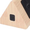LED Digital Alarm Clock Multipurpose Wooden Clock with Voice Control