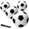 PlayBolt - Balones de fútbol blanco y negro - Tamaños