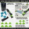Silicone Caulking Tool 5 in 1,Caulk Remover Kit for Bathroom,