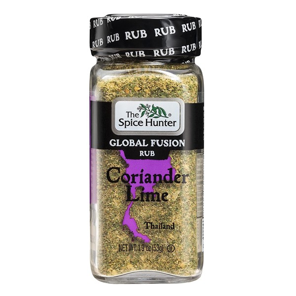 The Spice Hunter Global Fusion Rub, Coriander Lime Thailand, 1.9 Ounce