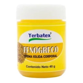 Pomada De Fenogreco, Crema Sólida Corporal, Frasco De 40g                                                                                             