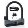 LOHASWORK Bike Locks Heavy Duty Anti Theft,Combo Bike U Lock