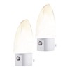 Lights by Night LED Nightlight, White, (Pack of 2)