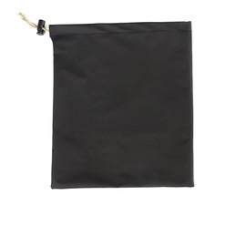 Wambere Pack of 3 PU Drawstring Bags, Black Drawstring Storage Bag, Waterproof Drawstring Gift Bag, Jewellery Bag, for Keys, Mobile Phones, Camera, Mobile Power Supply, 8.5 x 13 cm, black