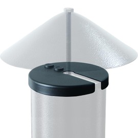 Smoke Stack Cover for Pellet Grills - Modified Traeger Accessories - Chimney Cap for Traeger, Pit Boss and More, Upgraded Pit Boss Accessories for Seal The Smoker Opening