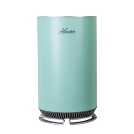 Hunter HP125 AirX Ultra Quiet EcoSilver True HEPA Digital Air Purifier for Small Rooms, Cleans 451 sq ft per hour, Removes Odors, Allergens, Smoke, Dust, Mold, VOCs, Aqua