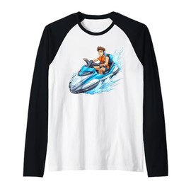 Jetski s Jetski Shirt Jetski Accessories Water Sports Raglan Baseball Tee