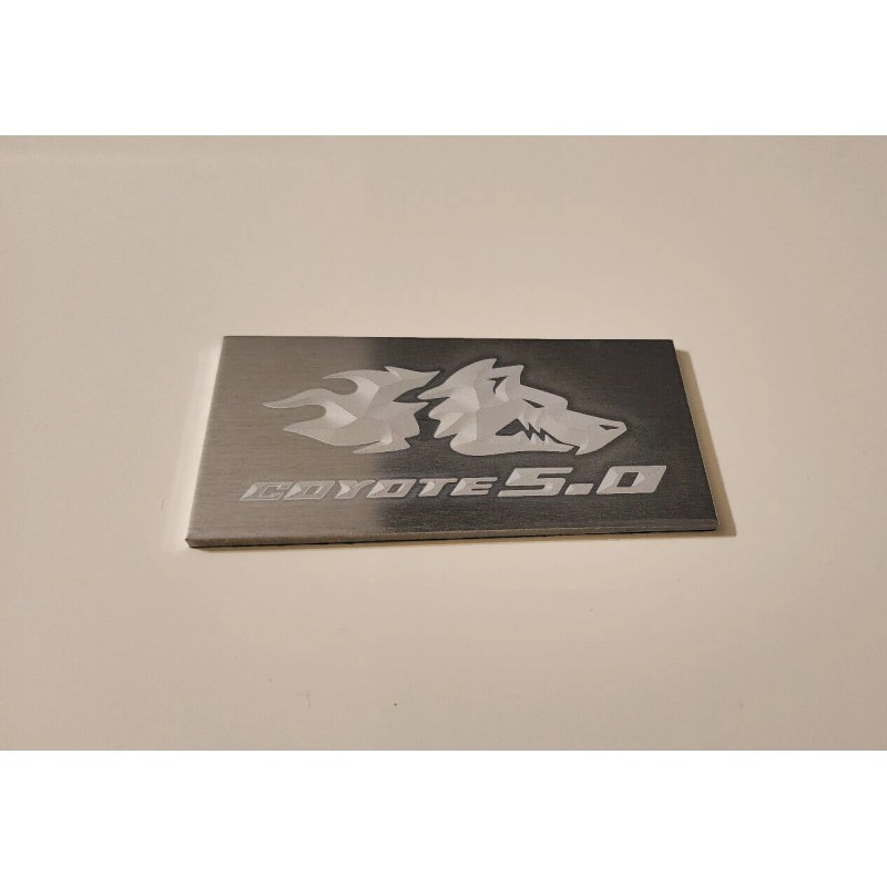 Coyote Mustang 2011-2023+ Mustang Coyote v2 Interior Engraved Badge Dash