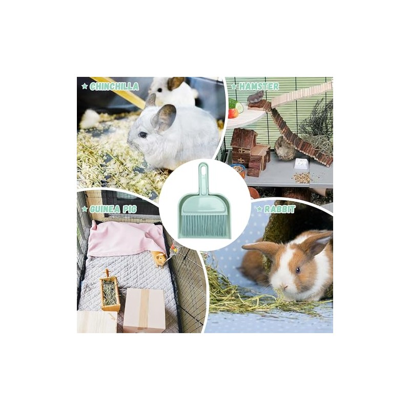 Cage Cleaner for Guinea Pigs Mini Dustpan and Brush Set