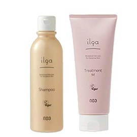 Number Three Irga Medicated Shampoo 8.5 fl oz (250 ml) + Treatment, M, 7.1 oz (200 g) Set