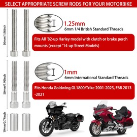 Goldwing GL1800 Motorcycle Handlebar Cup Holder Water Bottle Drink Holder Compatible with Honda Gold Wing GL 1800 Trike 2001-2021 F6B 2013-2021, for Harley 82-up Models (B-Chrome H-4.1inch)