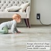 Baby Safety Dual Outlet Cover Box-Key Lock for Much Better