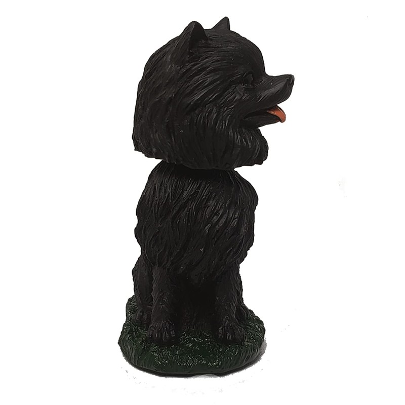 Animal Den Pomeranian Dog Bobblehead Figure Statue for Car Dashboard