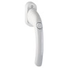 Hoppe Tokyo 0710SV/U26 Window Handle with Push Button in Traffic