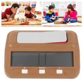 Digital Chess Clock, LCD Display Chess Clock Digital Chess Timer Professional for Board Games Timer with Alarm Function and Reward Delayed, for Game and Chess Timer, Count Down