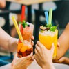 Angled Tips, 12 Pcs Wide Reusable Bubble Tea Straws with
