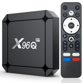 Android 14.0 TV Box, Android Box 2GB RAM 16GB ROM RK3518 Quad-Core 64bit Cortex-A53, Smart Box Support 2.4/5.0GHz with 4K UHD and 100M Ethernet USB 3.0/2.0 TV Box