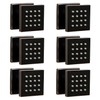HOMEDEC 2inch Brass Square Massage Shower Body Sprayer Jets, Oil