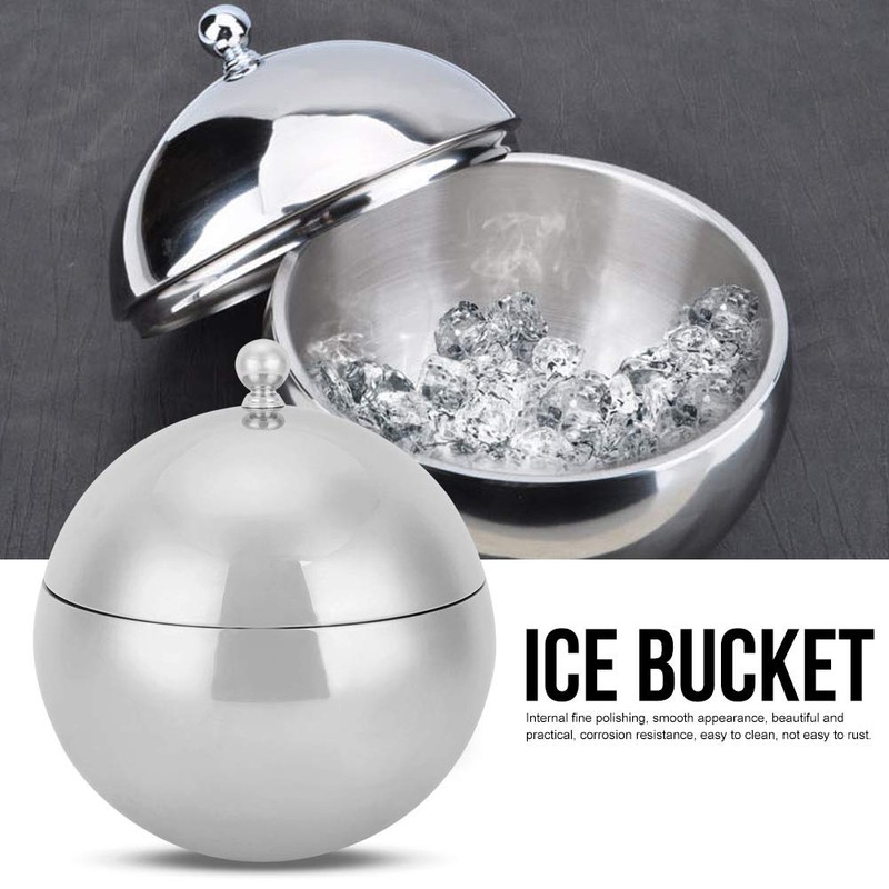 Duokon Recipiente de cubeta de Hielo con Aislamiento de Doble