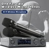 Guarda Wireless Handheld Microphone System,Cordless Mic Sets, for Home Karaoke,