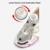 4 Sets Laces Quick Lock No Tie Fixation Automatic Rope