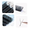 ANNAFRIS YY Ready-to-Use Fan Eyelash Extensions, 2D Fan, D Curl,