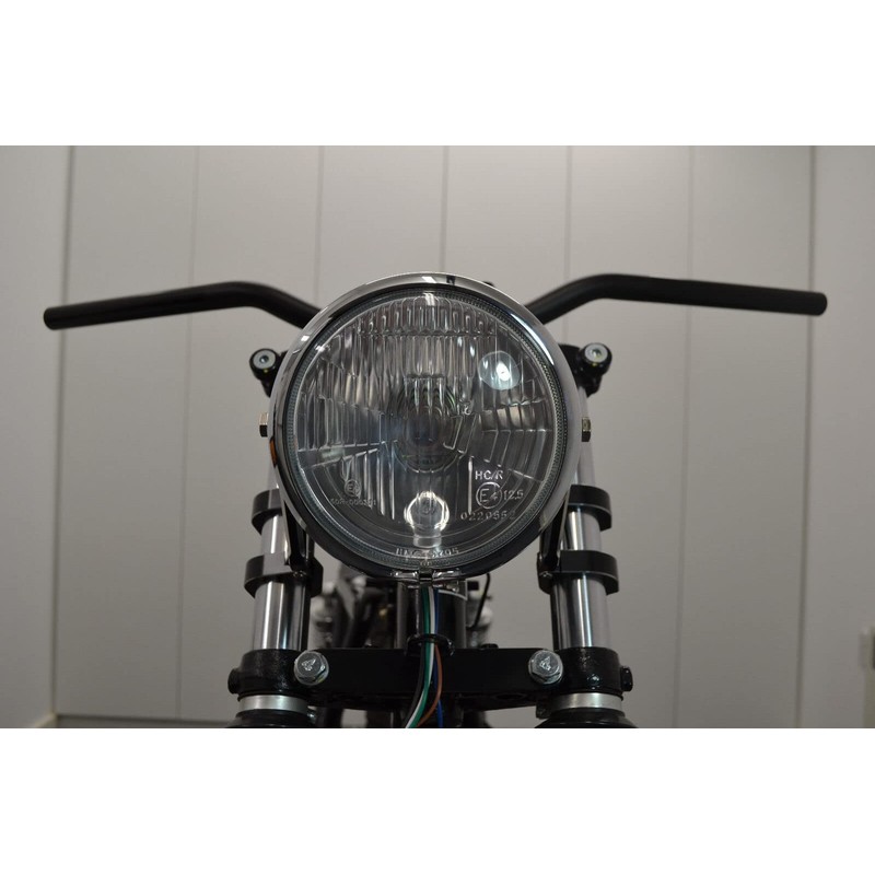 Alchemy Parts Front Headlight Motorcycle Chrome 6 Inch for Vintage