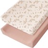 ZXYIVOO Muslin Changing Pad Cover for Baby Girls Boys, 100%